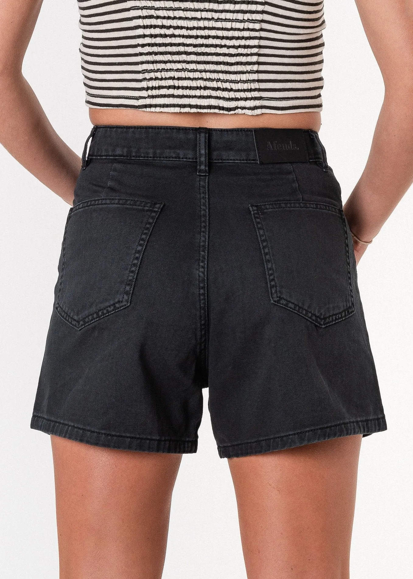 Afends Womens Seventy Threes - Denim Short
