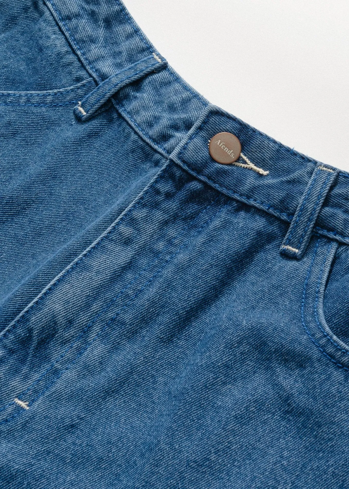 Afends Womens Seventy Threes - Denim Short