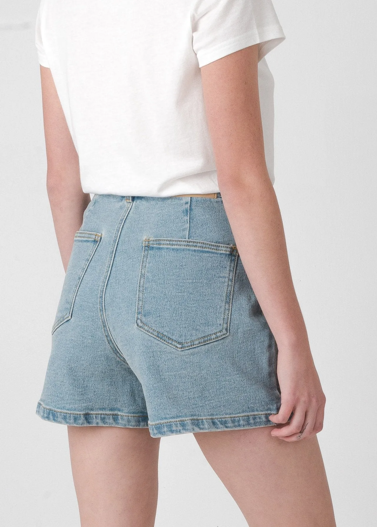 Afends Womens Seventy Threes - Denim Short
