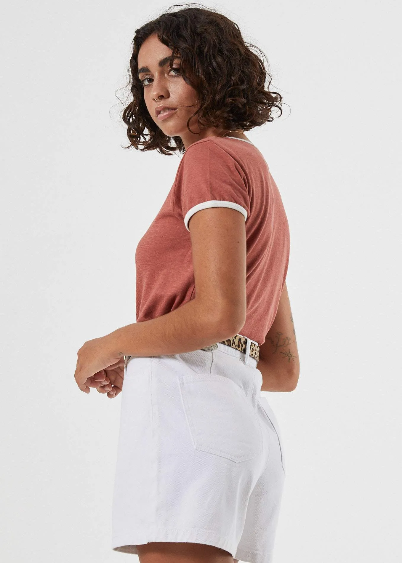 Afends Womens Seventy Threes - Denim Short