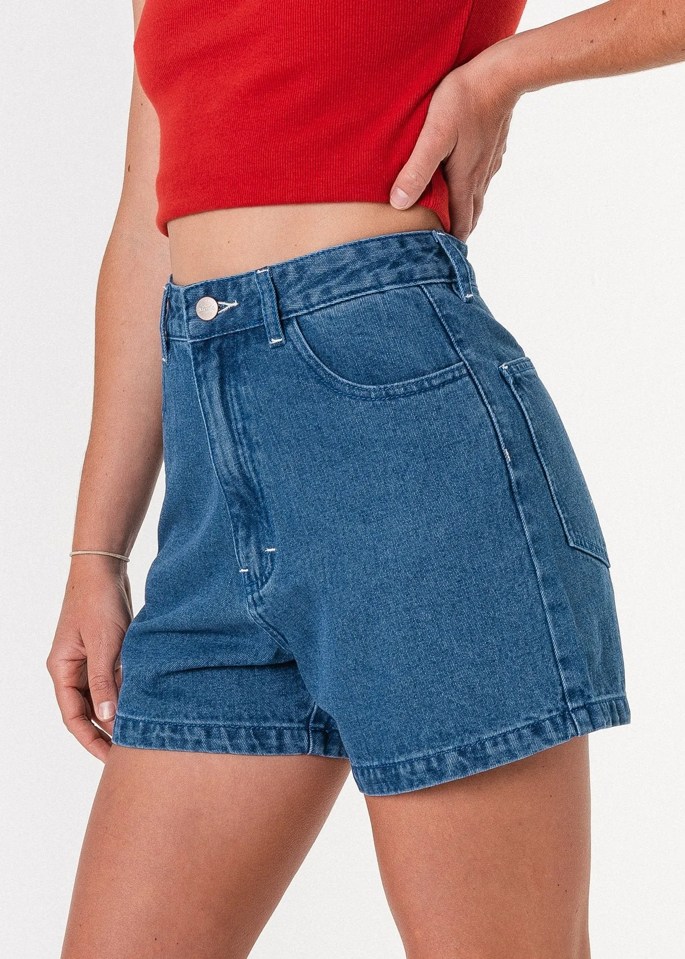 Afends Womens Seventy Threes - Denim Short