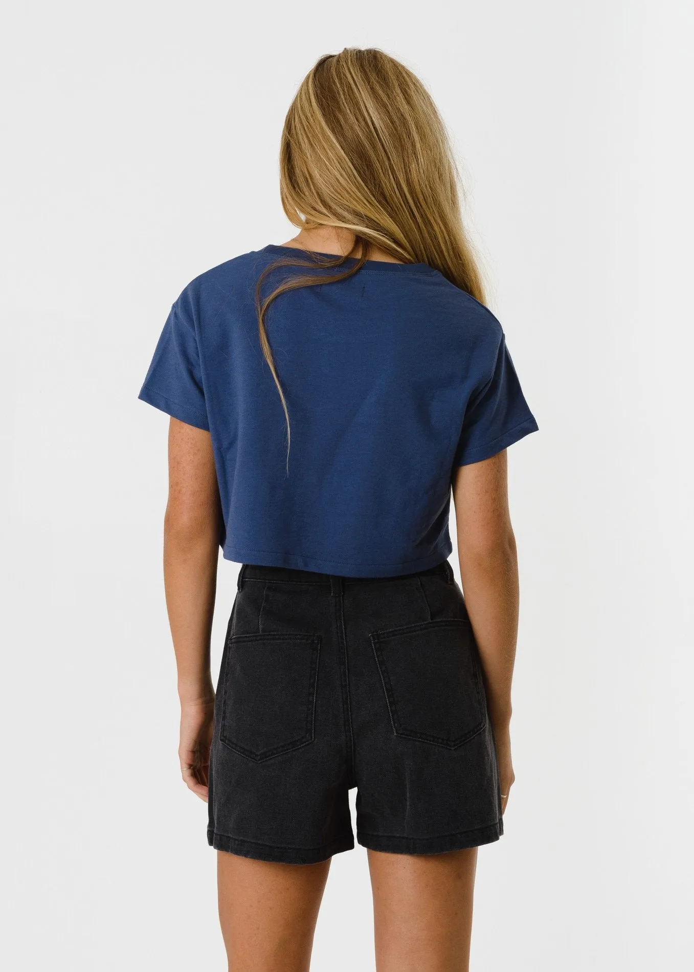Afends Womens Seventy Threes - Denim Short
