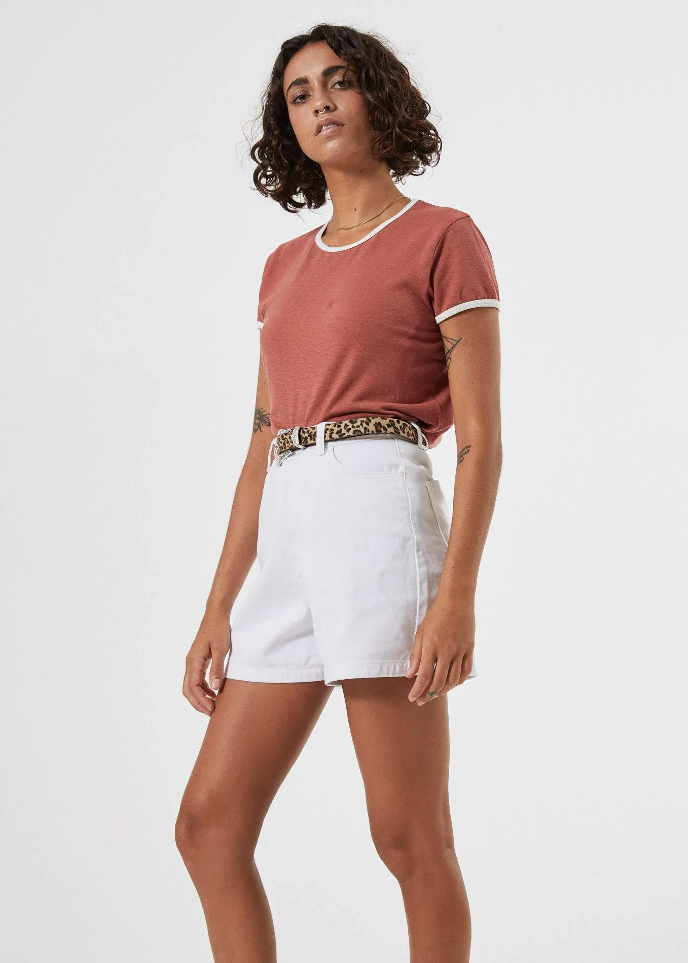 Afends Womens Seventy Threes - Denim Short