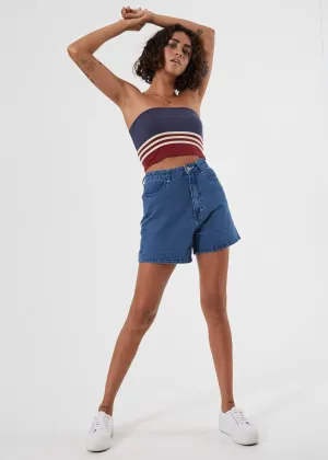 Afends Womens Seventy Threes - Denim Short