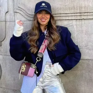 Bomber Jacket - Cropped Single-Breasted Classy Jacket Women's Wear