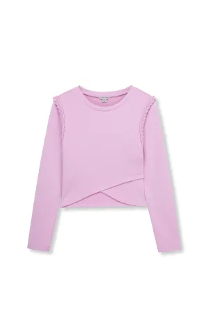 Braided Trim Crossover Top | 7-16