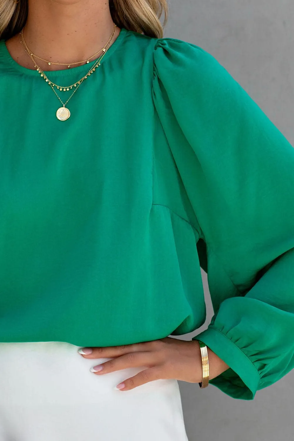 Casual Long Sleeve Ruffle Top