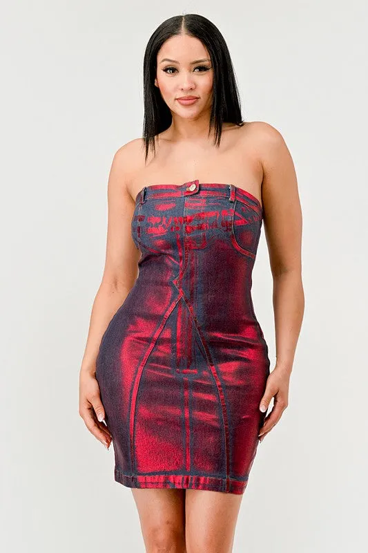 Hellcat Denim Mini Dress