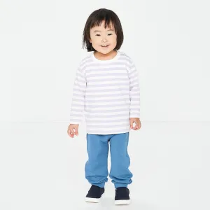 High Waisted Denim Like Jogger Pants (1-4Y)