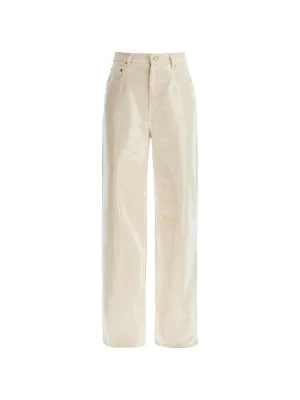 High-Waisted Sequin Embellished Denim