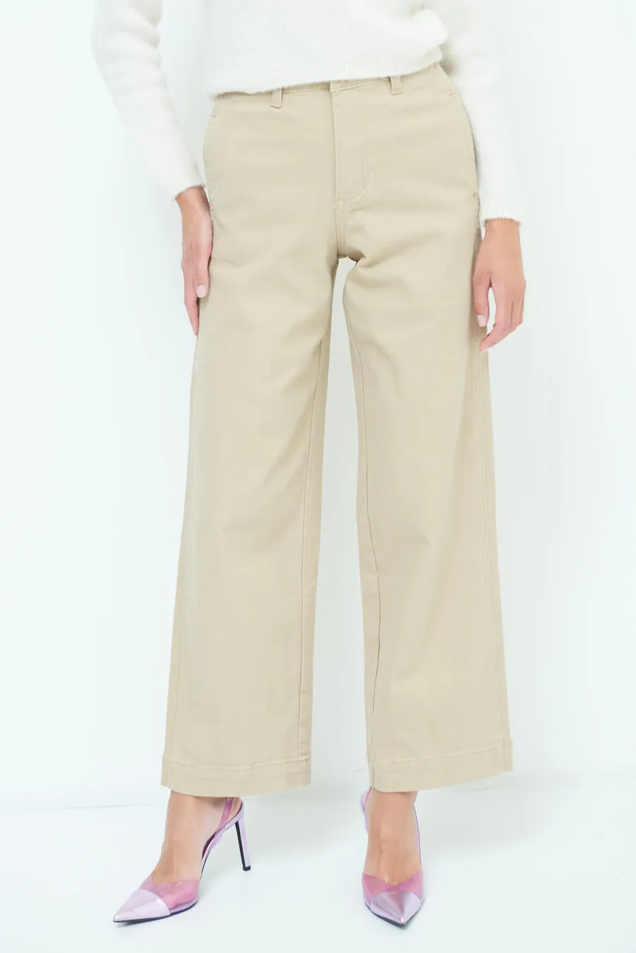 High-waisted wide-leg pants wholesale