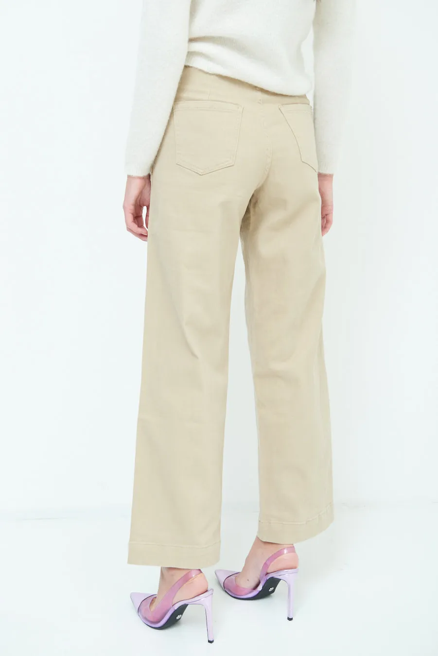 High-waisted wide-leg pants wholesale