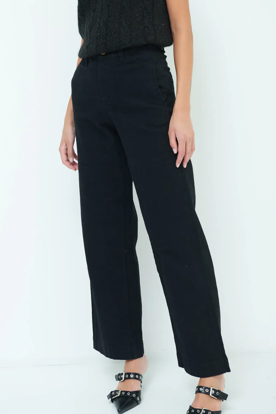 High-waisted wide-leg pants wholesale
