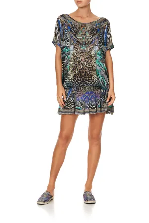 LOOSE FIT ROUND NECK TEE ANIMAL ARMY