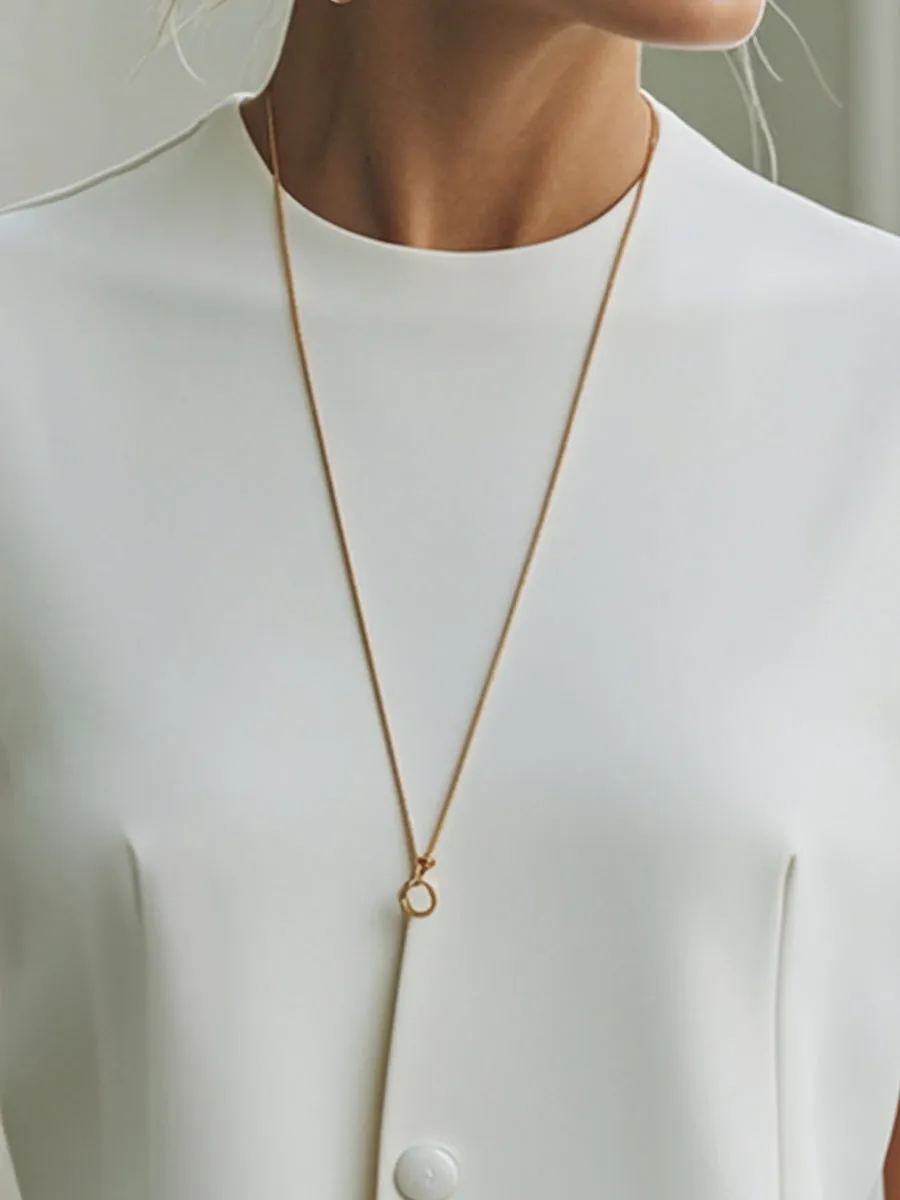 Minimalist White Sleeveless Asymmetrical Blouse