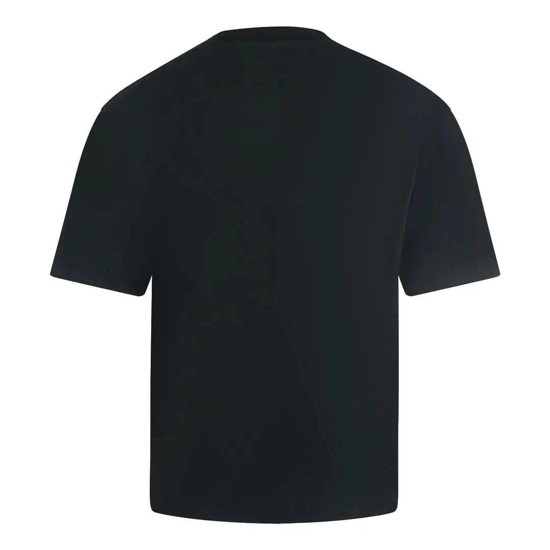 Off White Skate Fit Chess Move Logo Black T Shirt