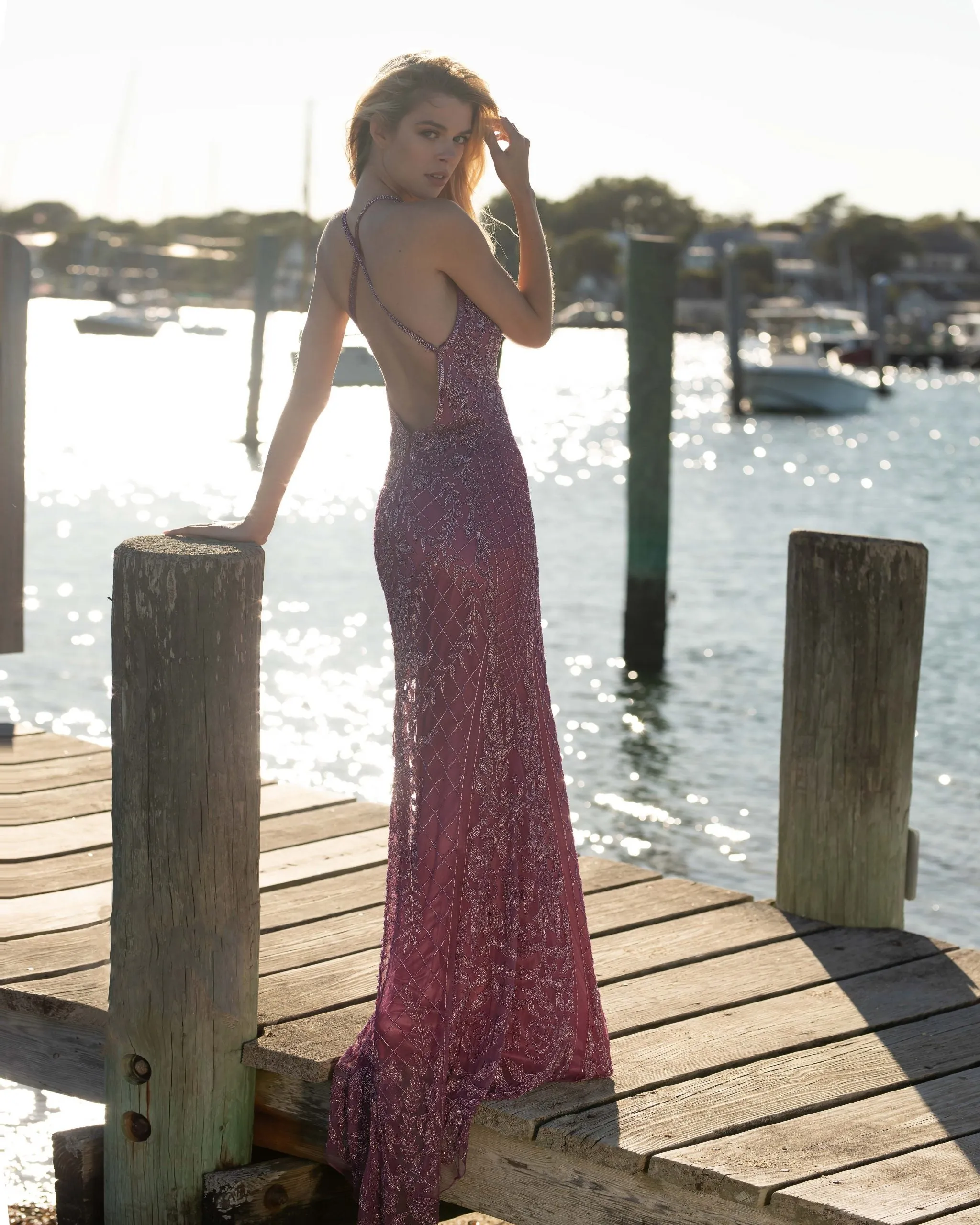 Primavera Couture 3428 Size 22 Yellow Embellished beaded v neckline prom dress Evening Gown