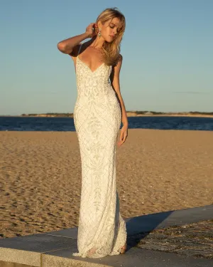 Primavera Couture 3428 Size 22 Yellow Embellished beaded v neckline prom dress Evening Gown