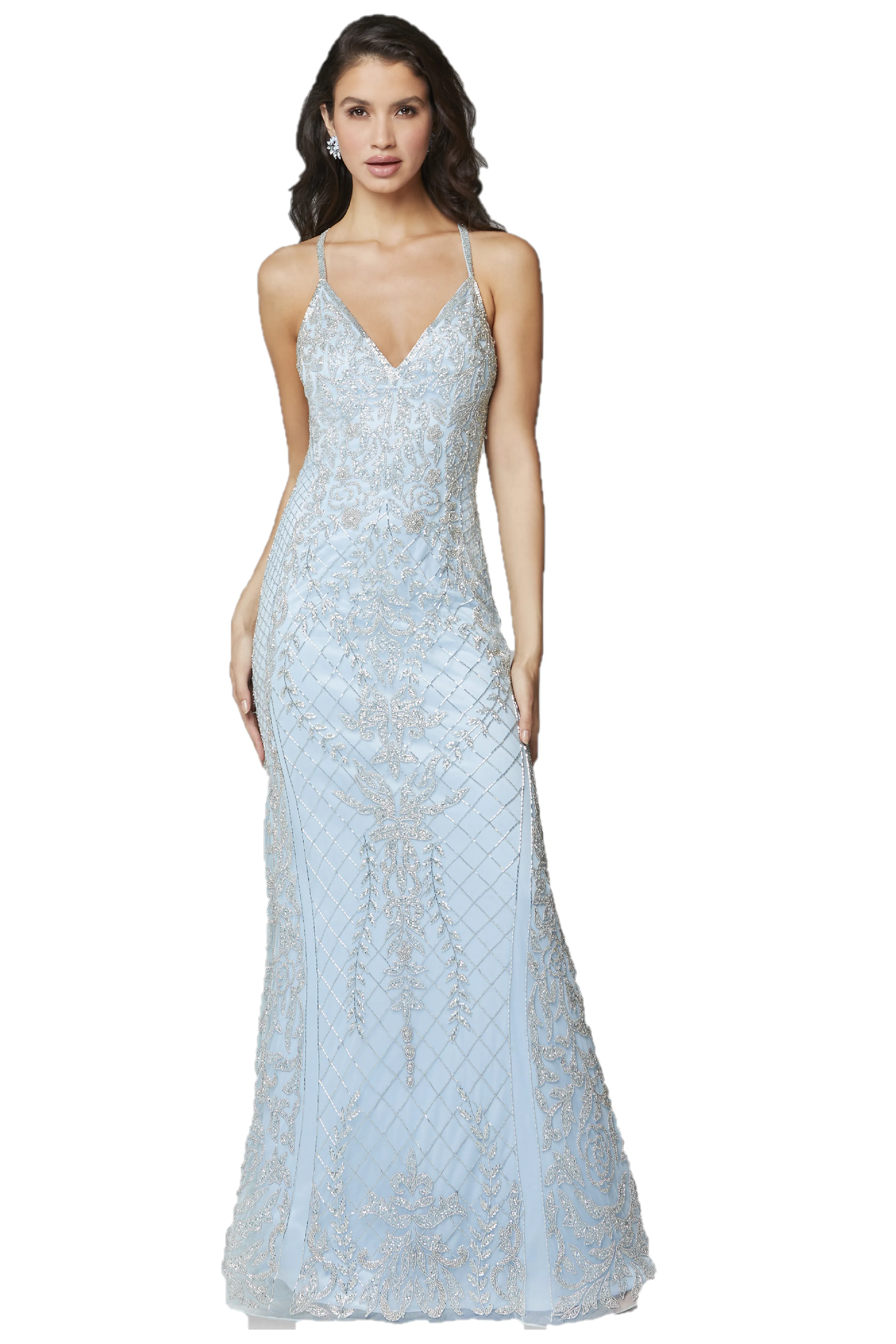 Primavera Couture 3428 Size 22 Yellow Embellished beaded v neckline prom dress Evening Gown