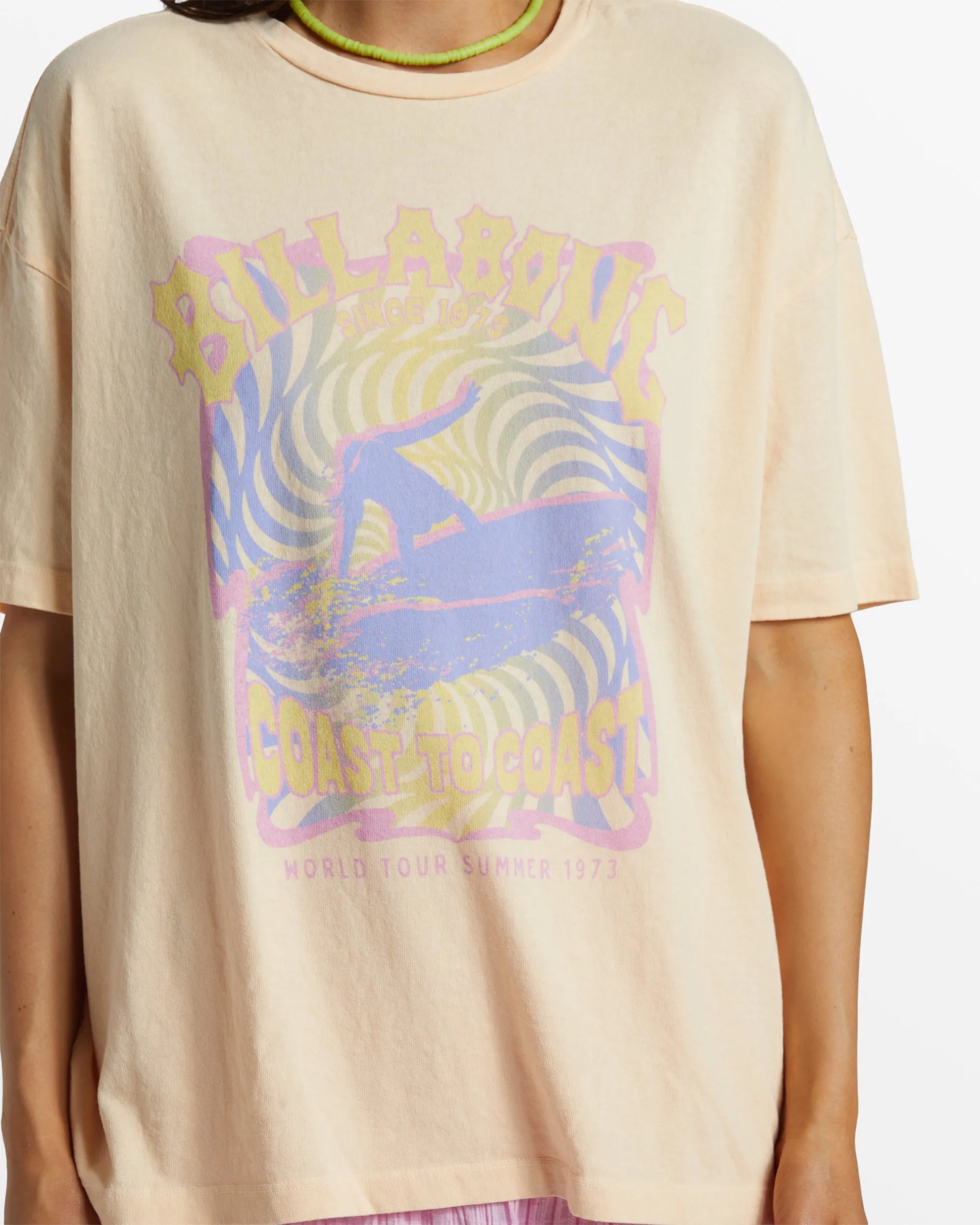 Since 73 Oversized T-Shirt - Peach Whip