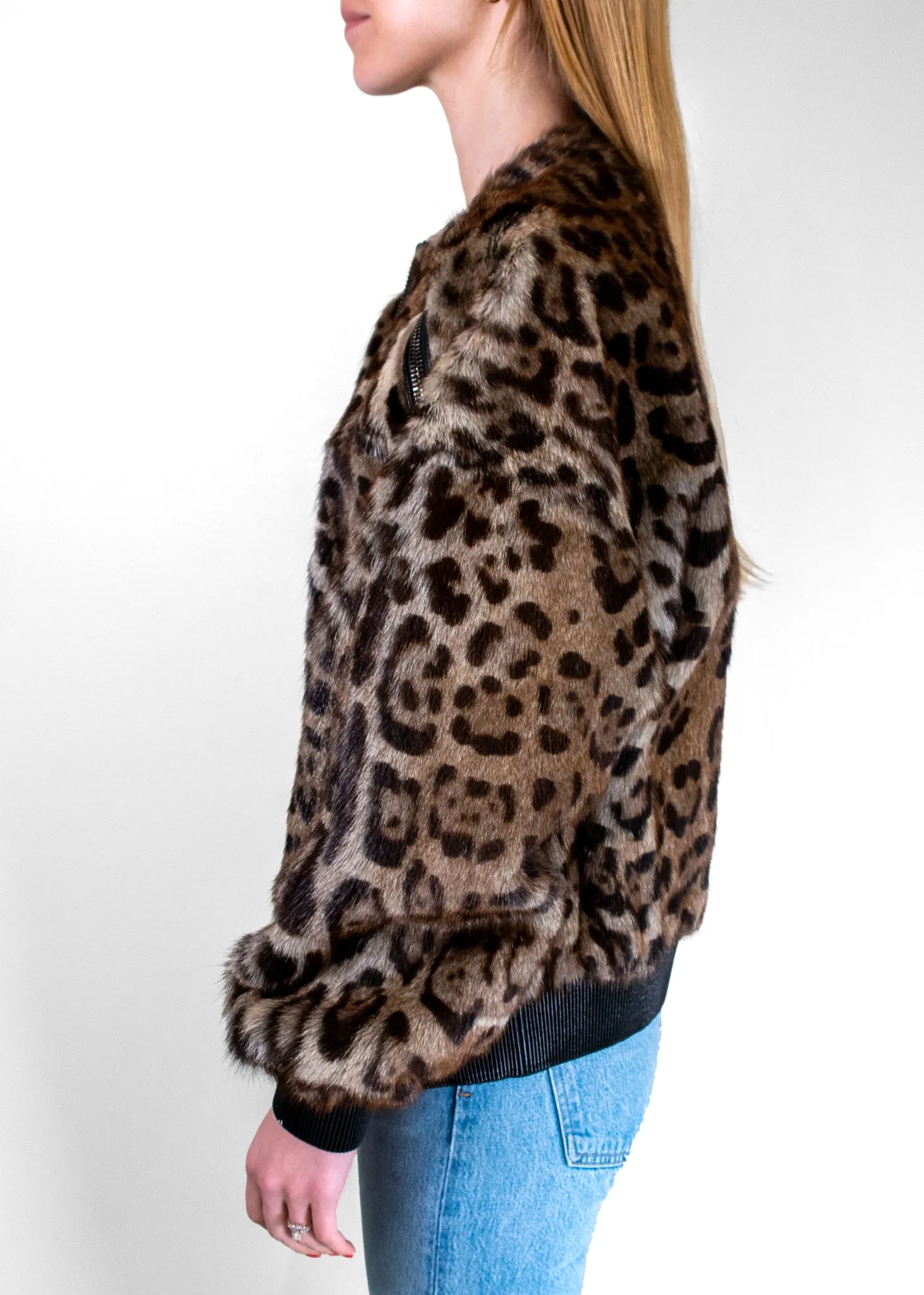 Tom Ford Leopard Print Bomber