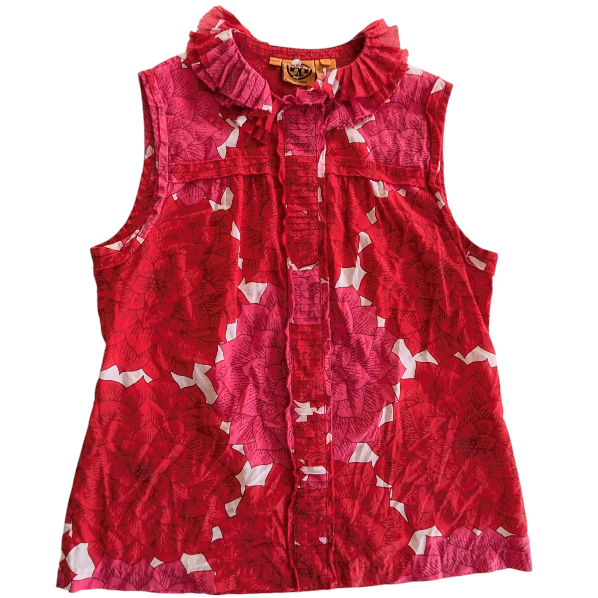 Tory Burch Sleeveless Blouse Size 10