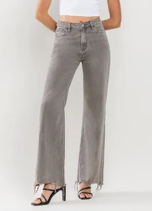 Vervet - 90's Vintage Super High Rise Flare Jeans  - Smokey Olive