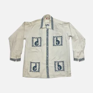 Vintage Mayan Modern long sleeve button up