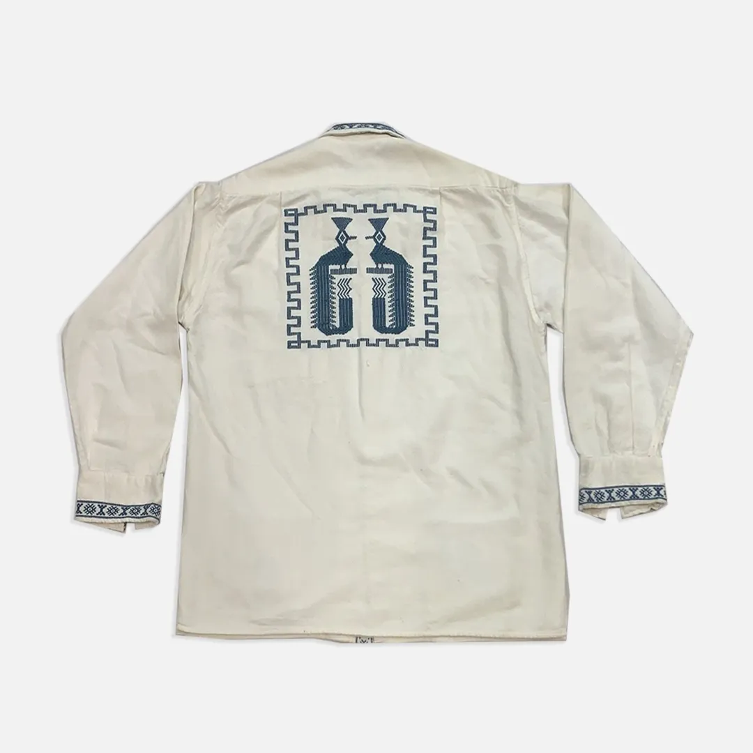 Vintage Mayan Modern long sleeve button up